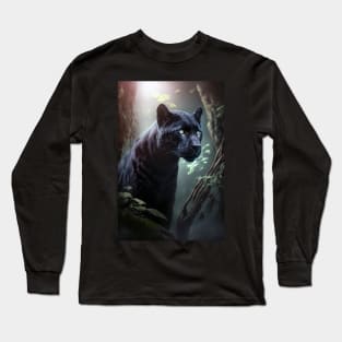 Beautiful Panther Painting Long Sleeve T-Shirt